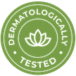 Dermatologically tested logo