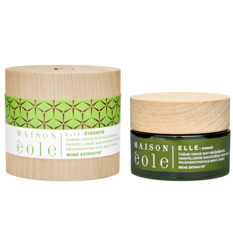 Crème Visage Nuit Régénérante Éternité Légèrement parfumée Maison Eole